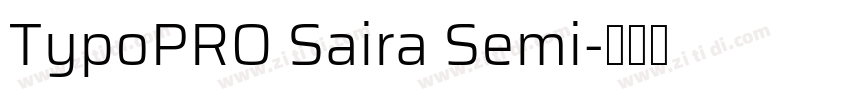 TypoPRO Saira Semi字体转换